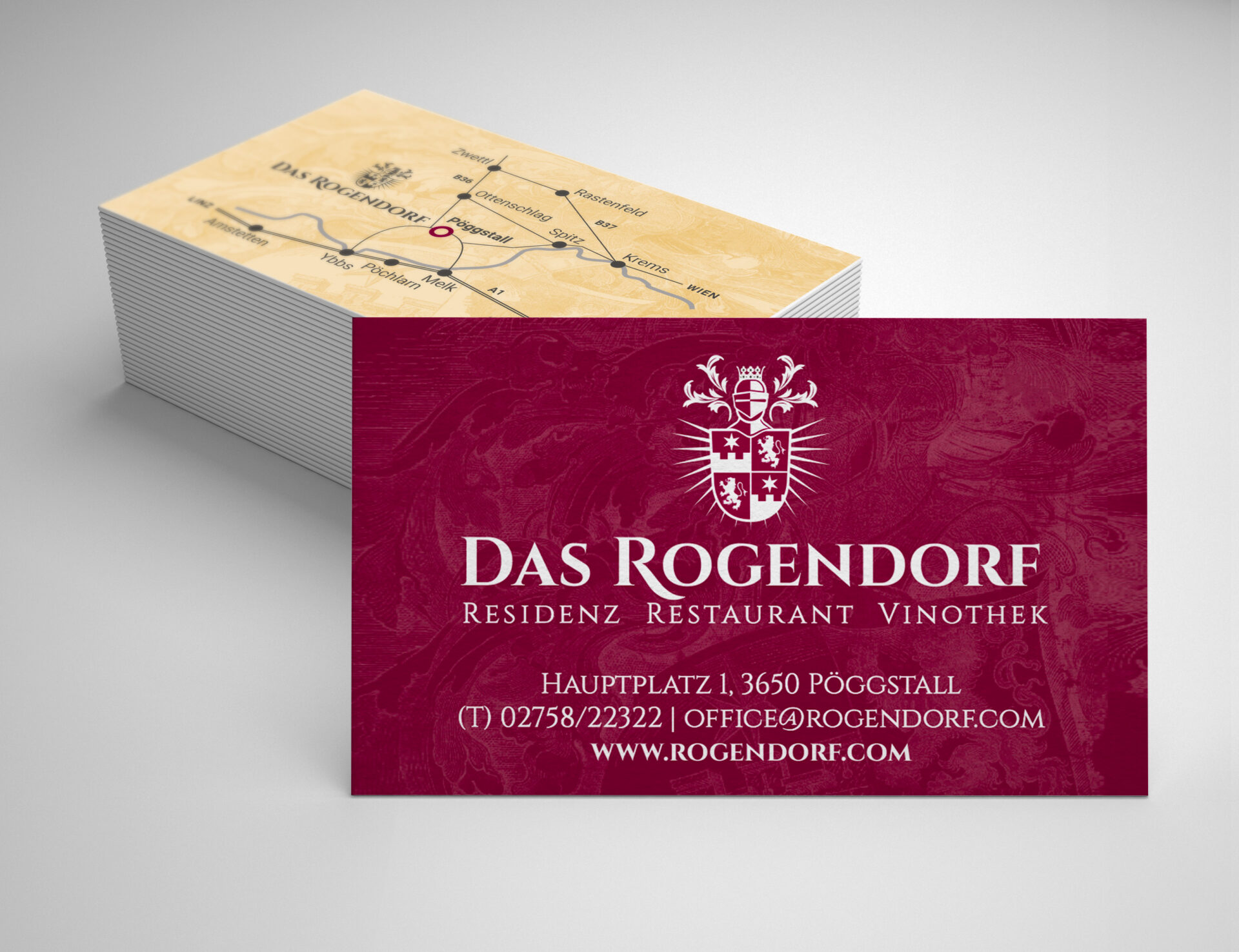 Das Rogendorf Pöggstall Visitkarte
